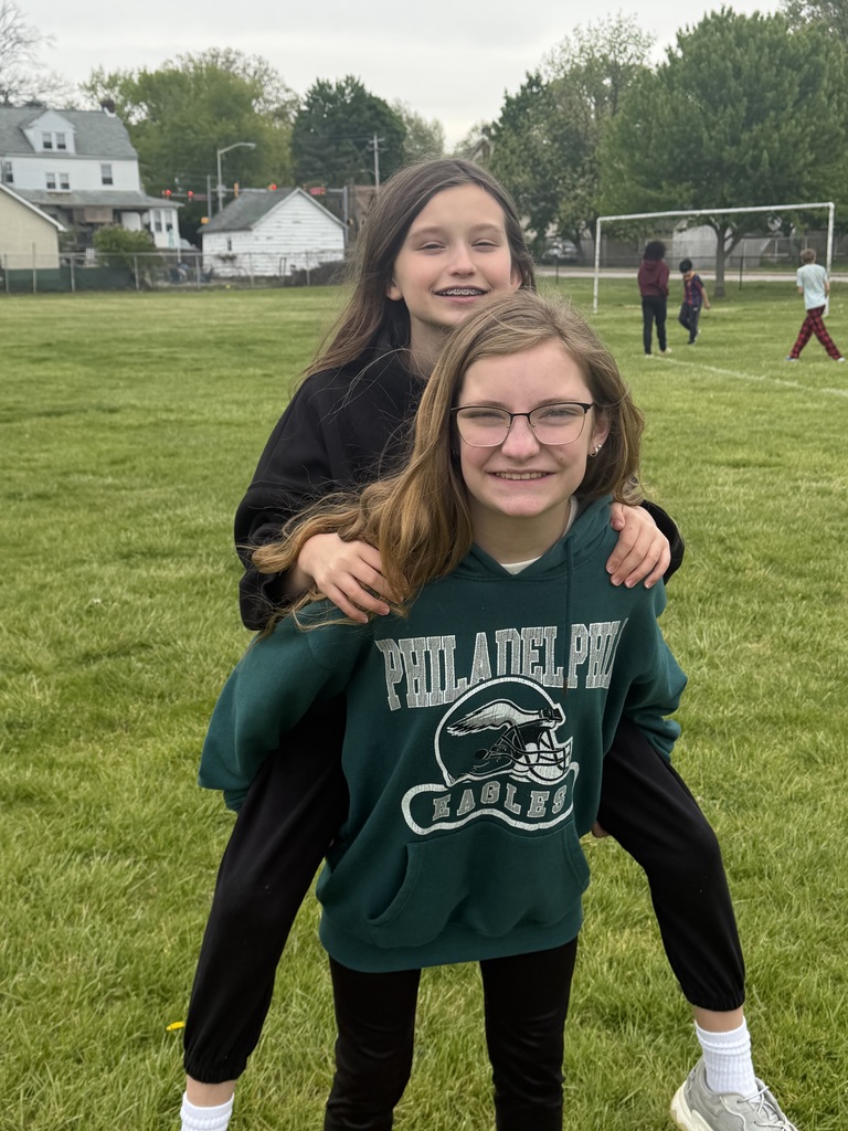 Image of The 6th Grade Stingrays enjoyed some outdoor fun as a way to mark the end of PSSA Testing!