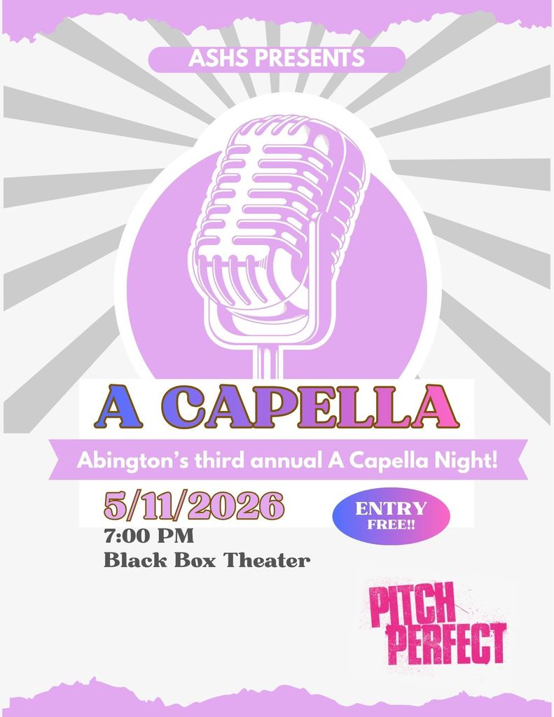 A Capella Night Flyer - See the text for details.
