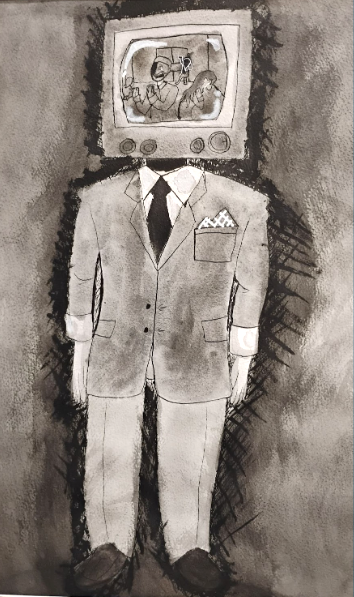 student drawing