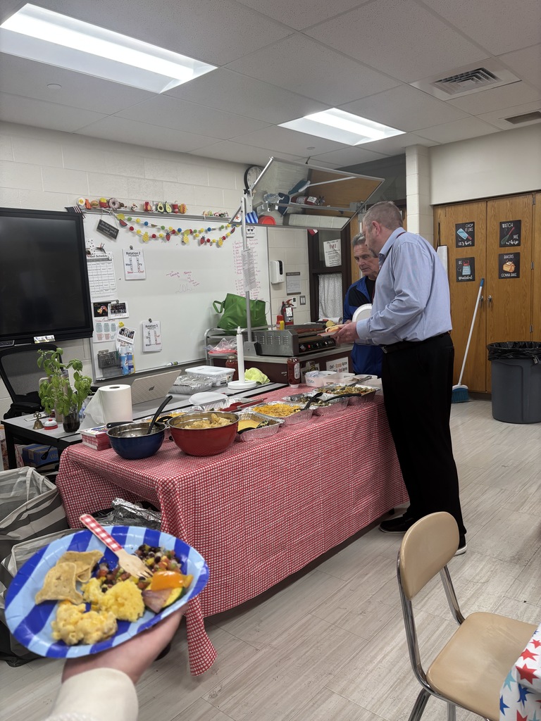Dr. Fetcher  and Mr. Garber grabbing food