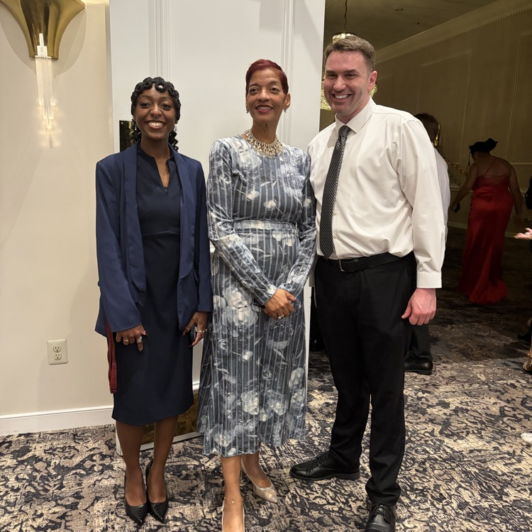 Dr. Swift, Mr. Schneider and Ms. Harris-Watson at prom