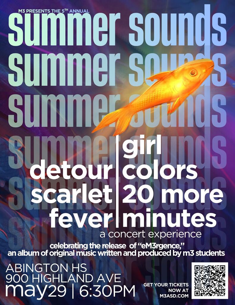 Summer Sounds Poster. See poster for details.