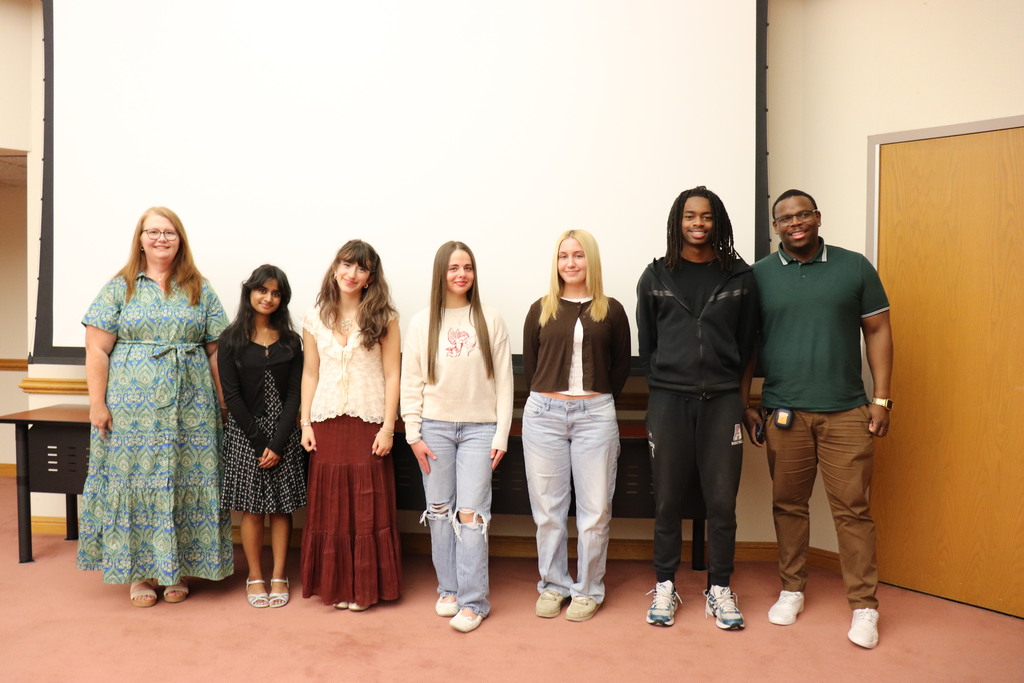 Ms. Ruth with ASHS AP Mr. Ty Gross and the Dreaming Forward students