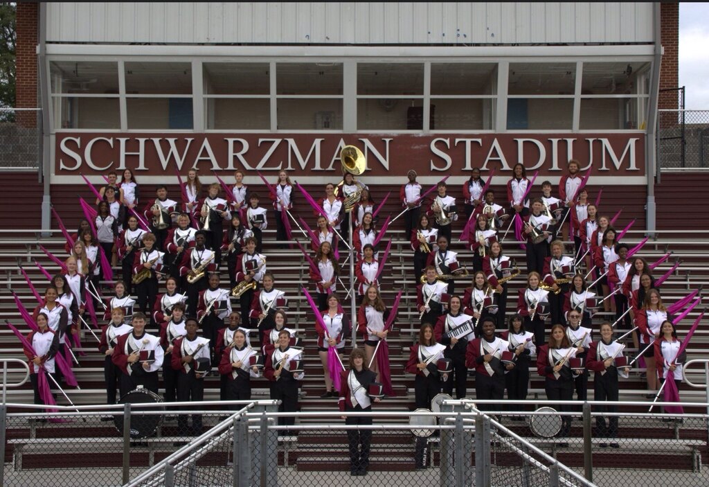 The ASHS Marching Band photo (full ensemble) of 2025-2026