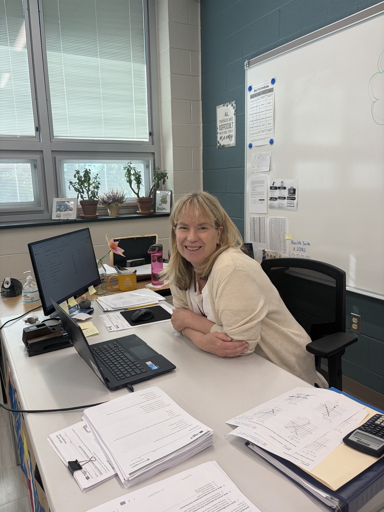 Mrs. Millonig at her desk
