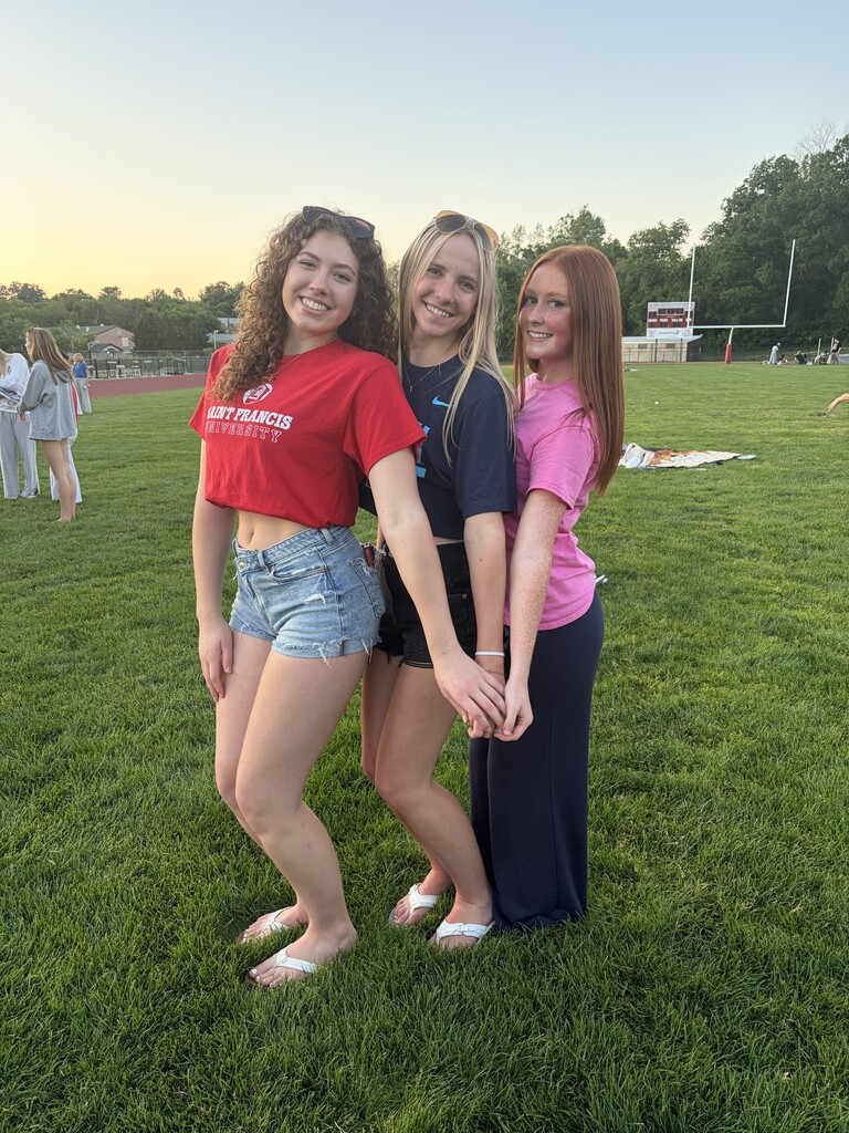 Students at Senior Sunset