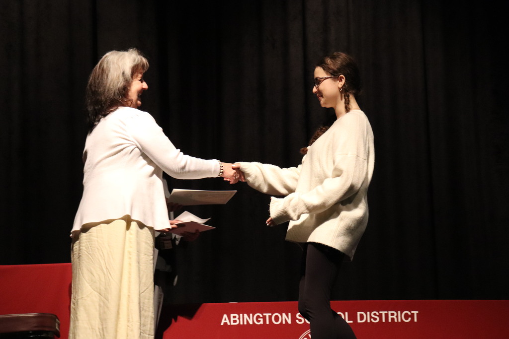 Student award winners at the Districtwide Awards Ceremony