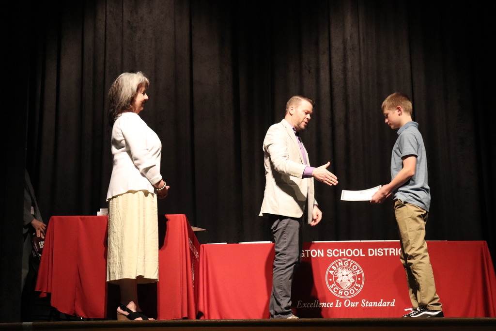 Student award winners at the Districtwide Awards Ceremony