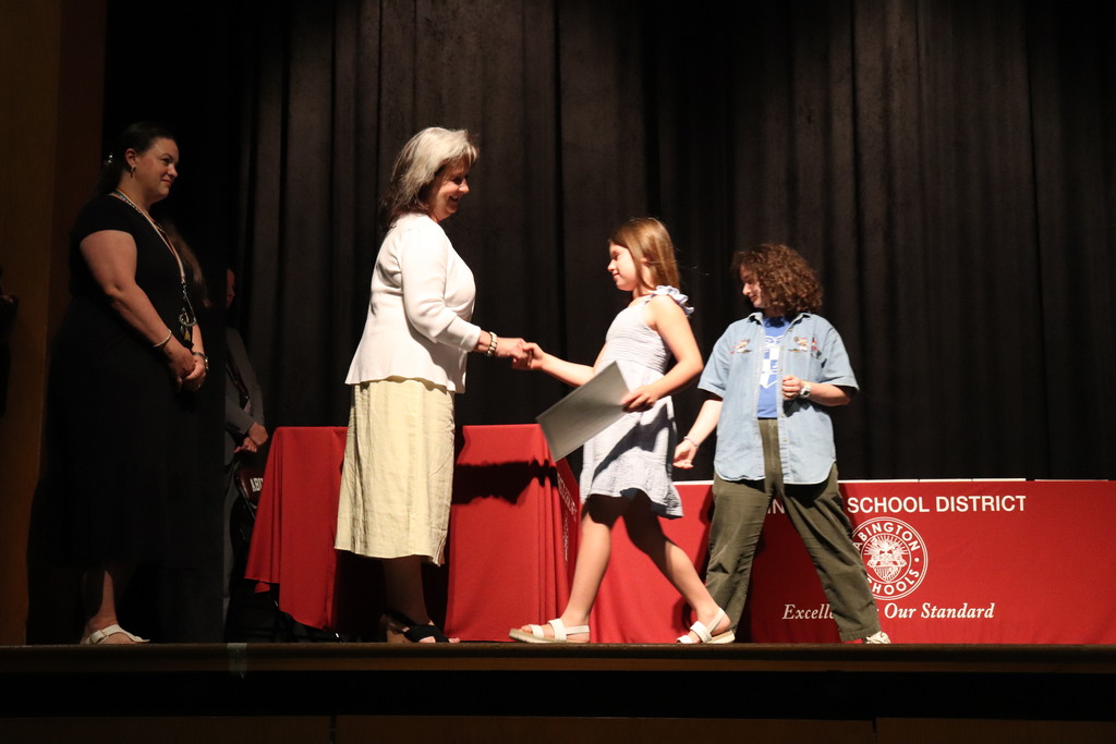 Student award winners at the Districtwide Awards Ceremony
