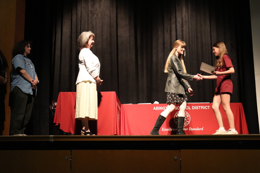Student award winners at the Districtwide Awards Ceremony