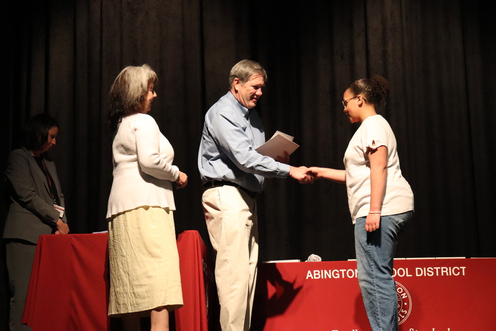 Student award winners at the Districtwide Awards Ceremony
