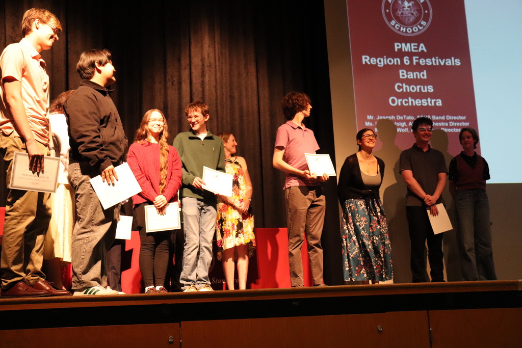 Student award winners at the Districtwide Awards Ceremony