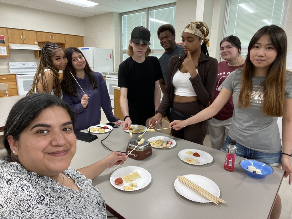 Mrs. Vanassche and students
