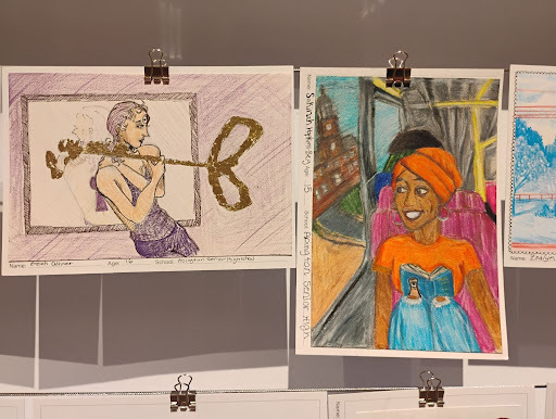 Character design postcards were submitted, inspired by artist Cindy Lozito, as well as landscapes inspired by artist Andrew Christman