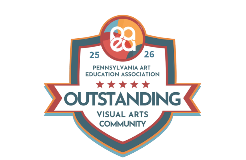 PAEA logo for 25-26 Outstanding Visual Arts Community