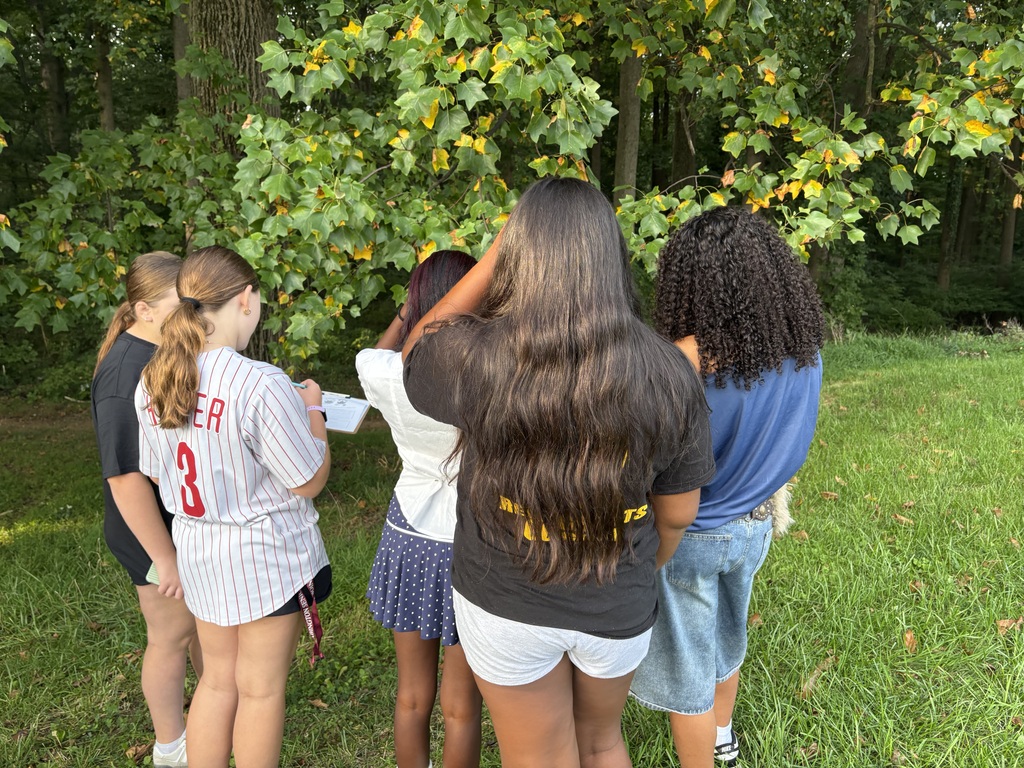 students recording data