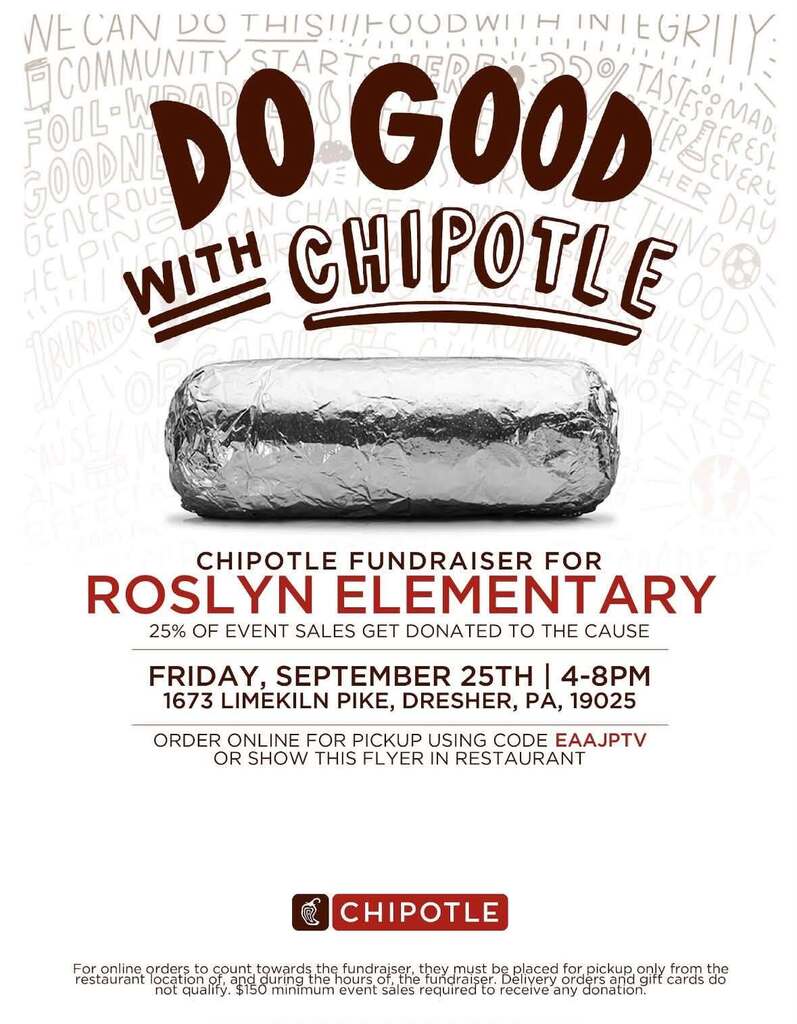 PTO Fundraiser at Chipotle 