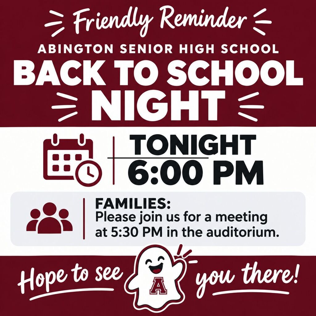 back to school night flyer