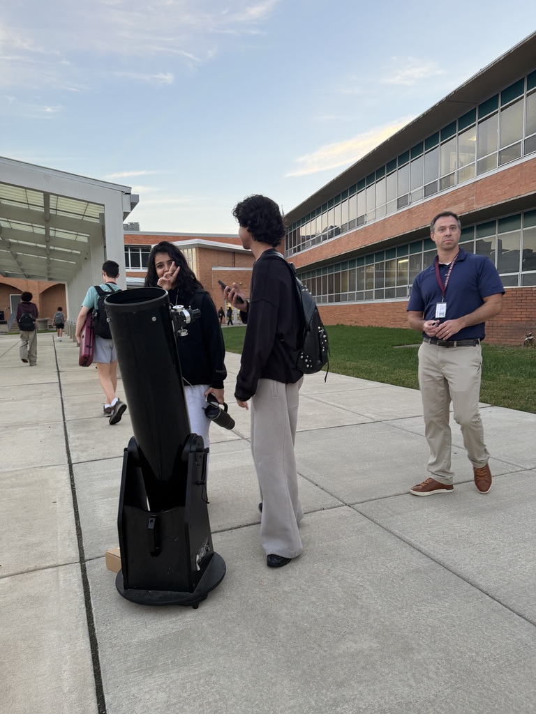 students seeing the view
