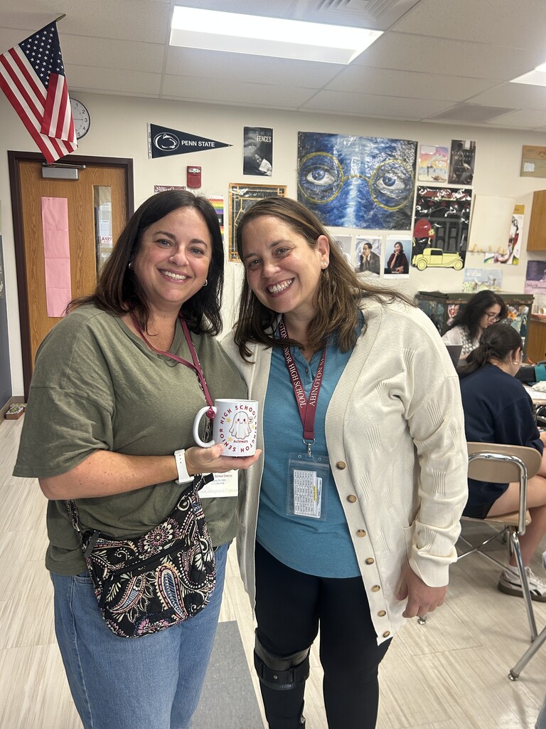 Hutton and Ambassador teacher, Katz