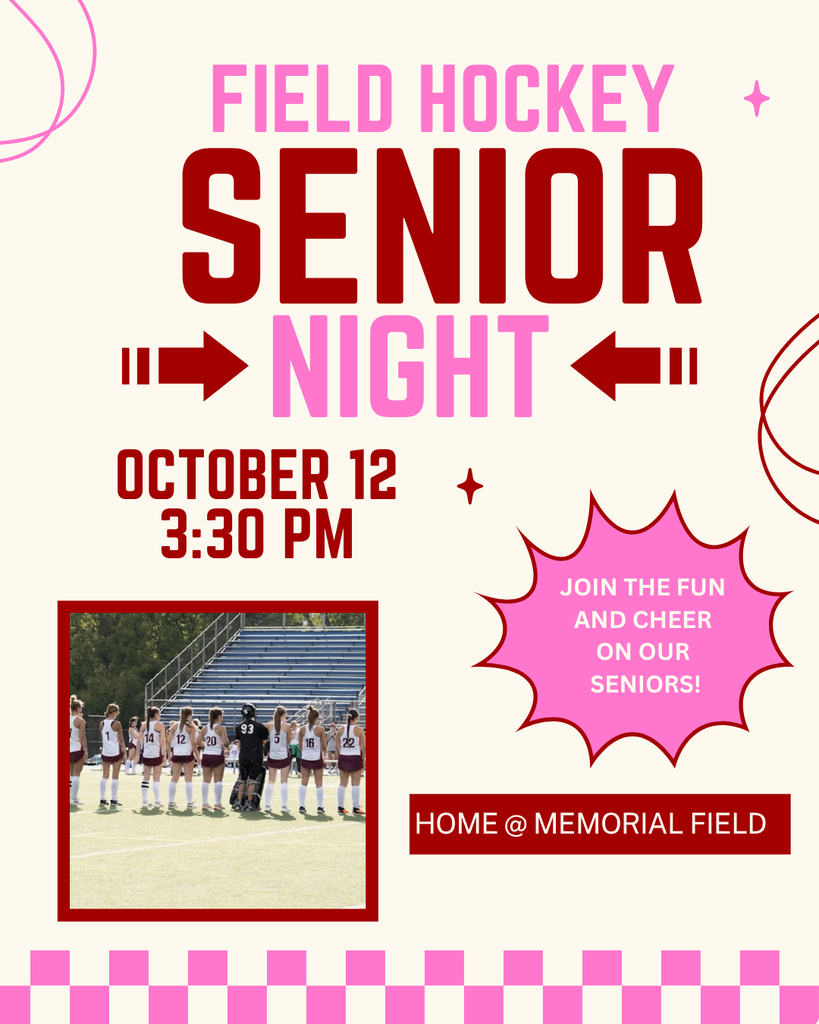 Field hockey senior night flyer