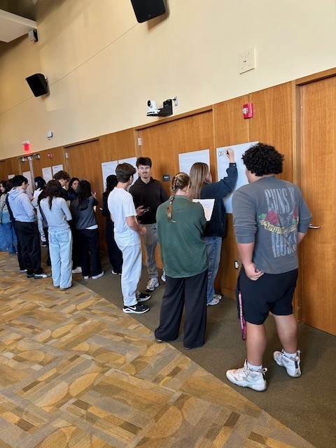 ASHS students, along with students from other Montco schools, discussed various aspects of our government at Arcadia University.