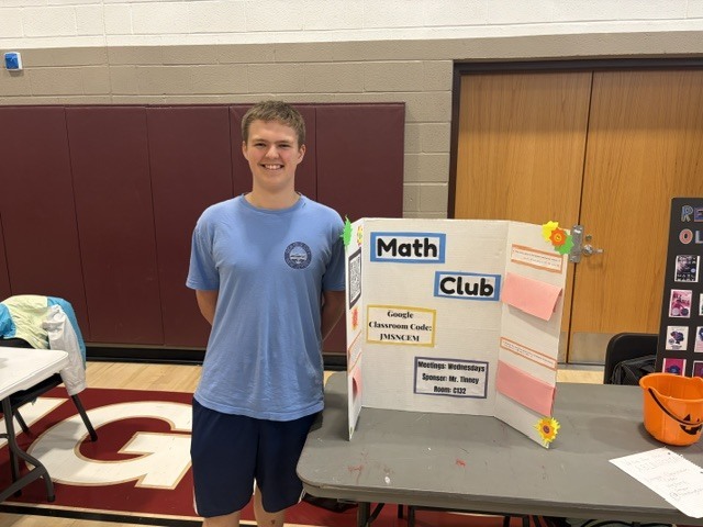 Math Club at the Club and Activities Fair
