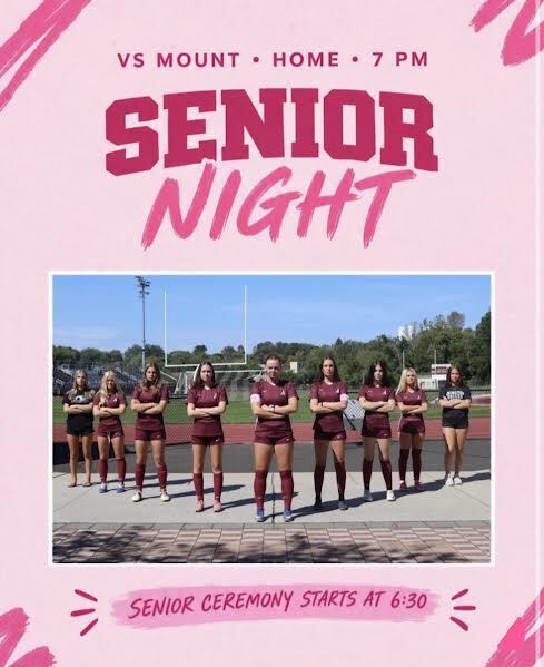 Girls soccer senior night