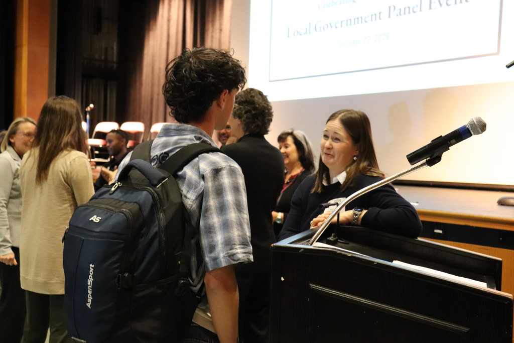 Students could network with the professionals afterward