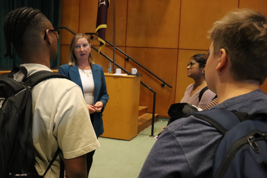 Students could network with the professionals afterward