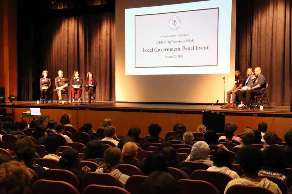 Career Chatter Panel in the auditorium focused on Local Government