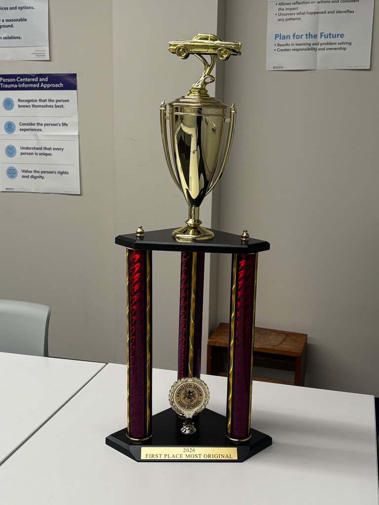 The 2026-2027 Trunk or Treat winning trophy - awarded to The Quilting Club