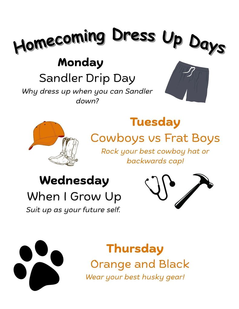 HOCO Dress Up Days