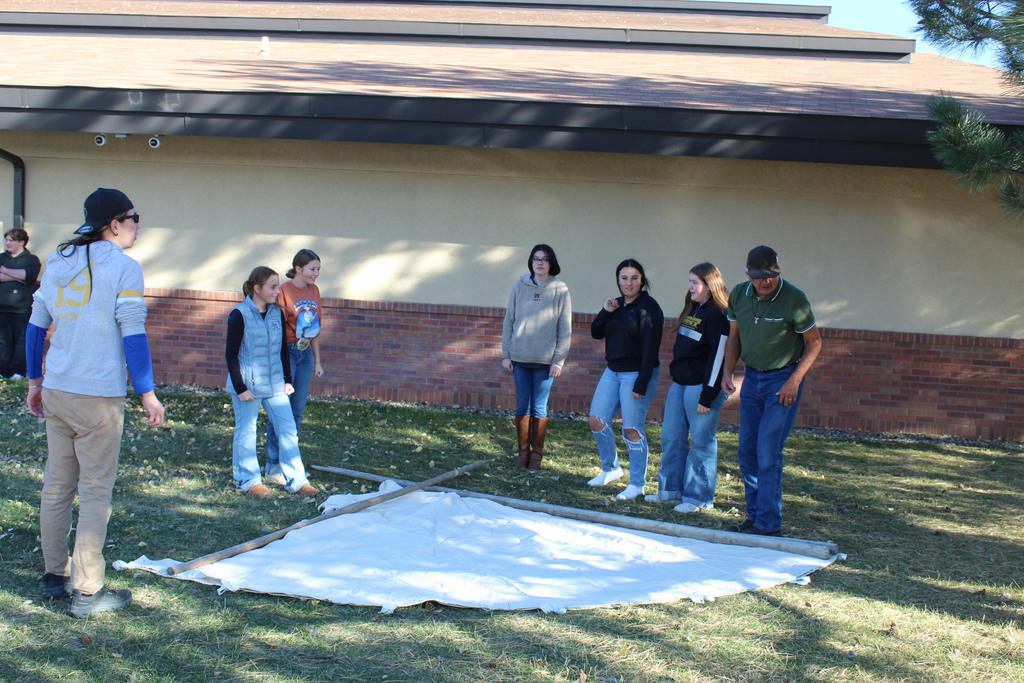 Building a traditional Northern Cheyenne teepee