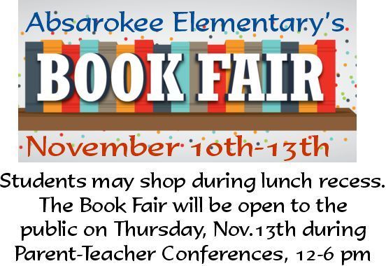 Absarokee Elementary Book Fair