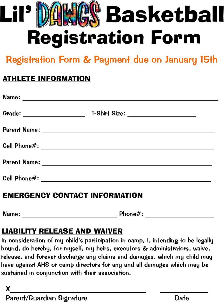 Lil Dawgs Basketball