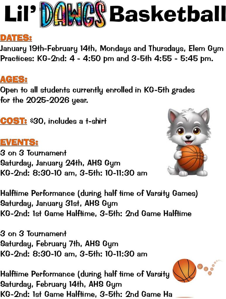 Lil Dawgs Basketball