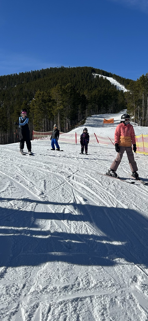 Emerson & Layla enjoying a blue bird day