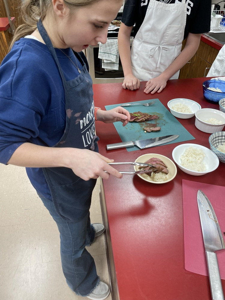 plating steak