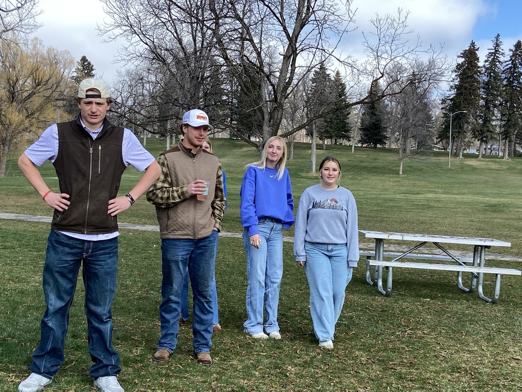 Picture of students playing at park