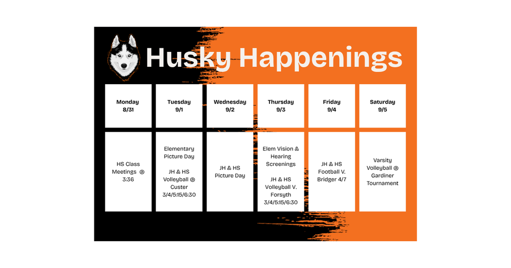 weekly calendar