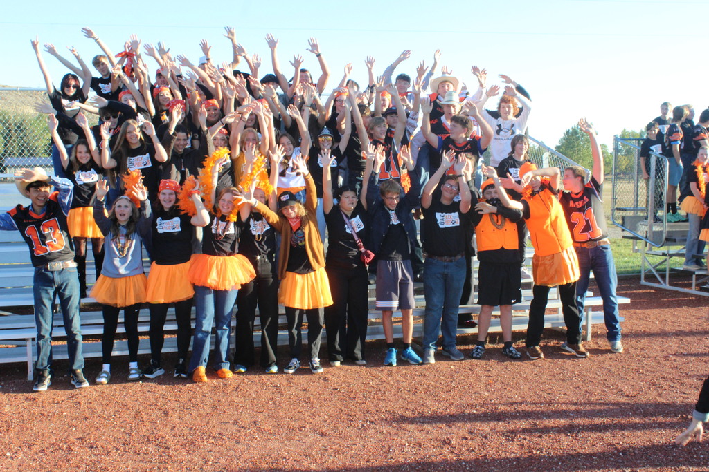 High School Orange and Black