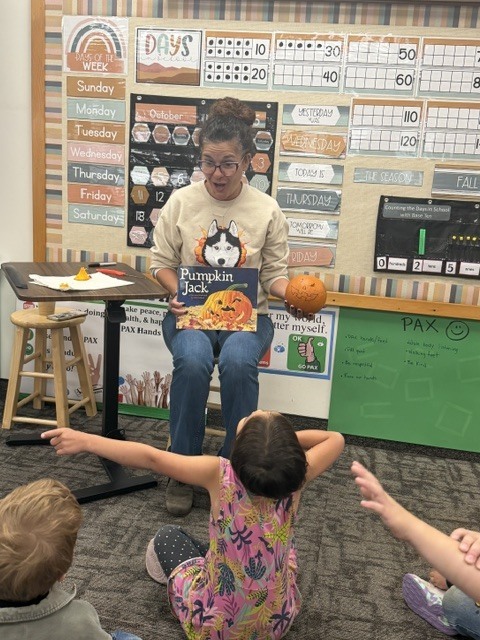 The kids were so excited to read Pumpkin Jack!