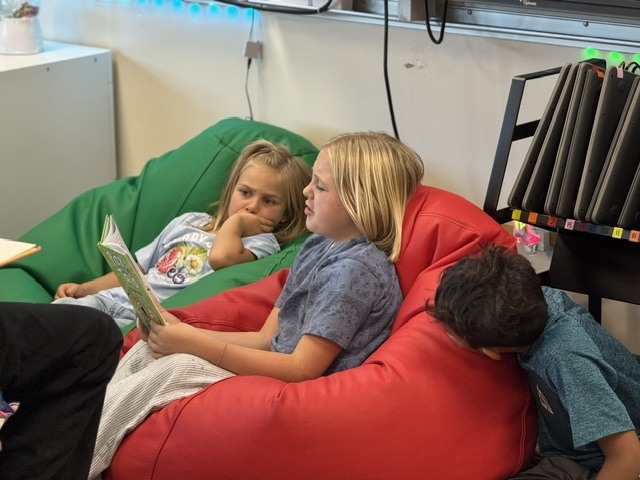 This was such a fun experience for both the younger and older students!