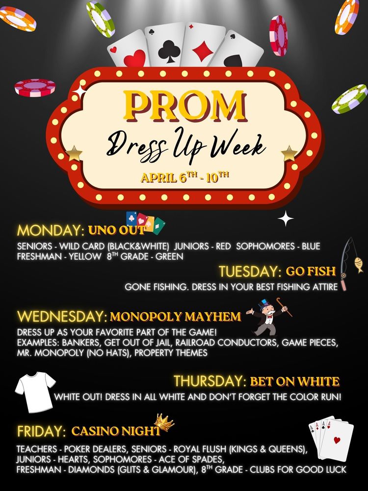 2026 Prom Dress Up Days