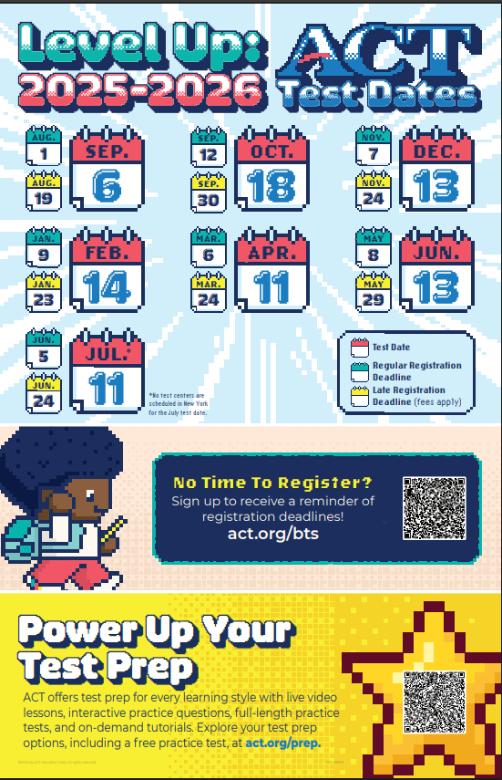 2025-2026 ACT TEST DATE