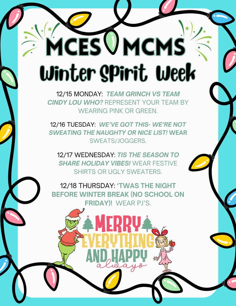 winter spirit week