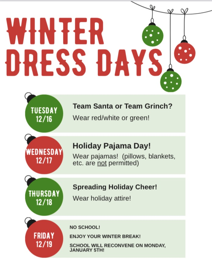 winter dress up days