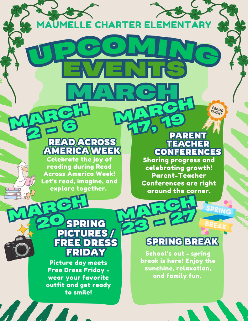 March Events at MCES!