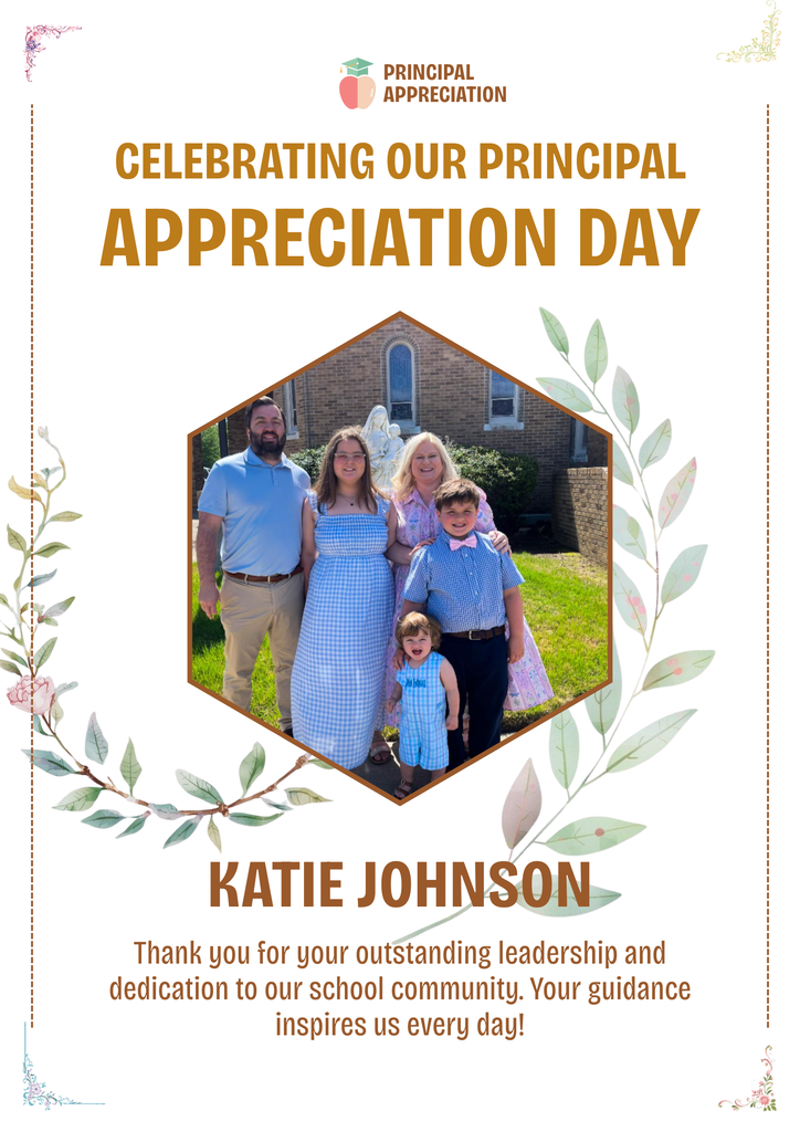 Principal Appreciation Poster